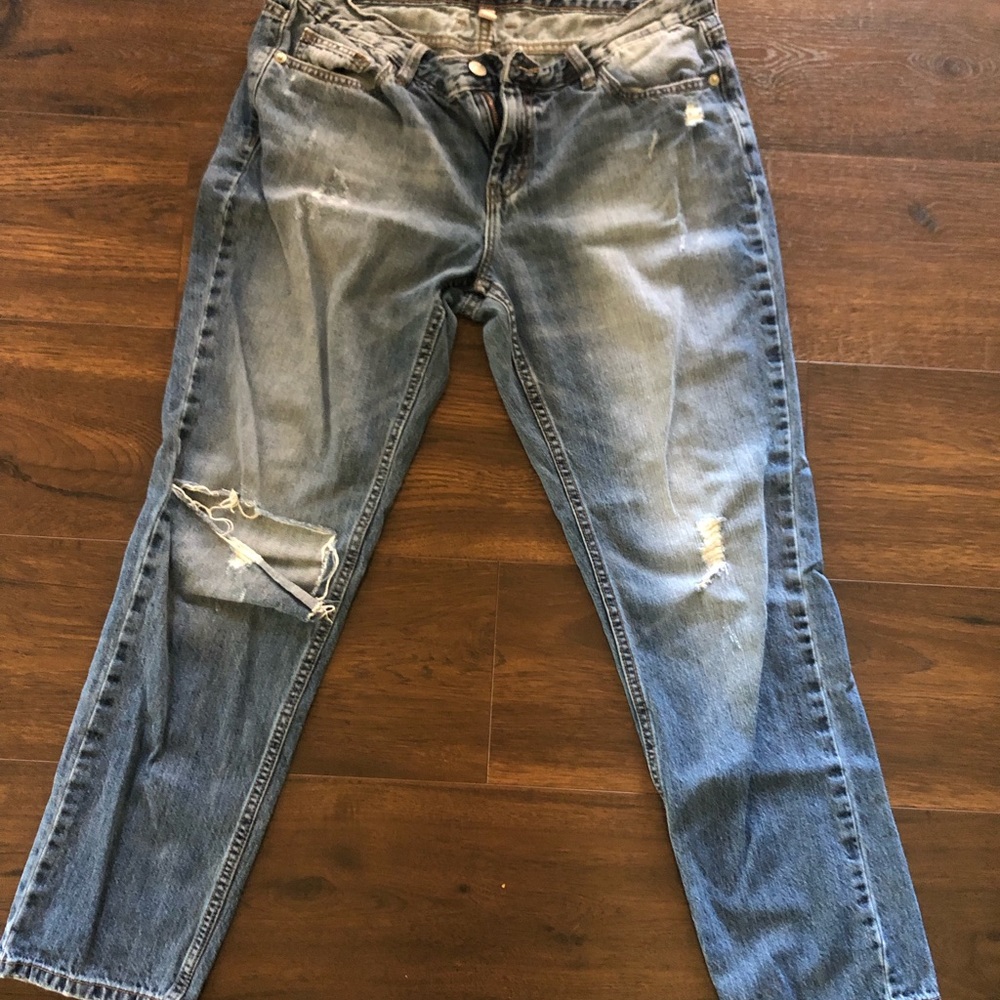 Banana Republic distressed Boyfriend jeans